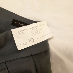Loft Modern Skinny Ankle pant size 10 NWT